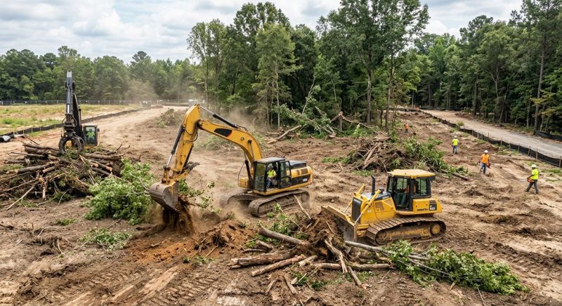 Commercial Land Clearing in Gwinnett County, GA